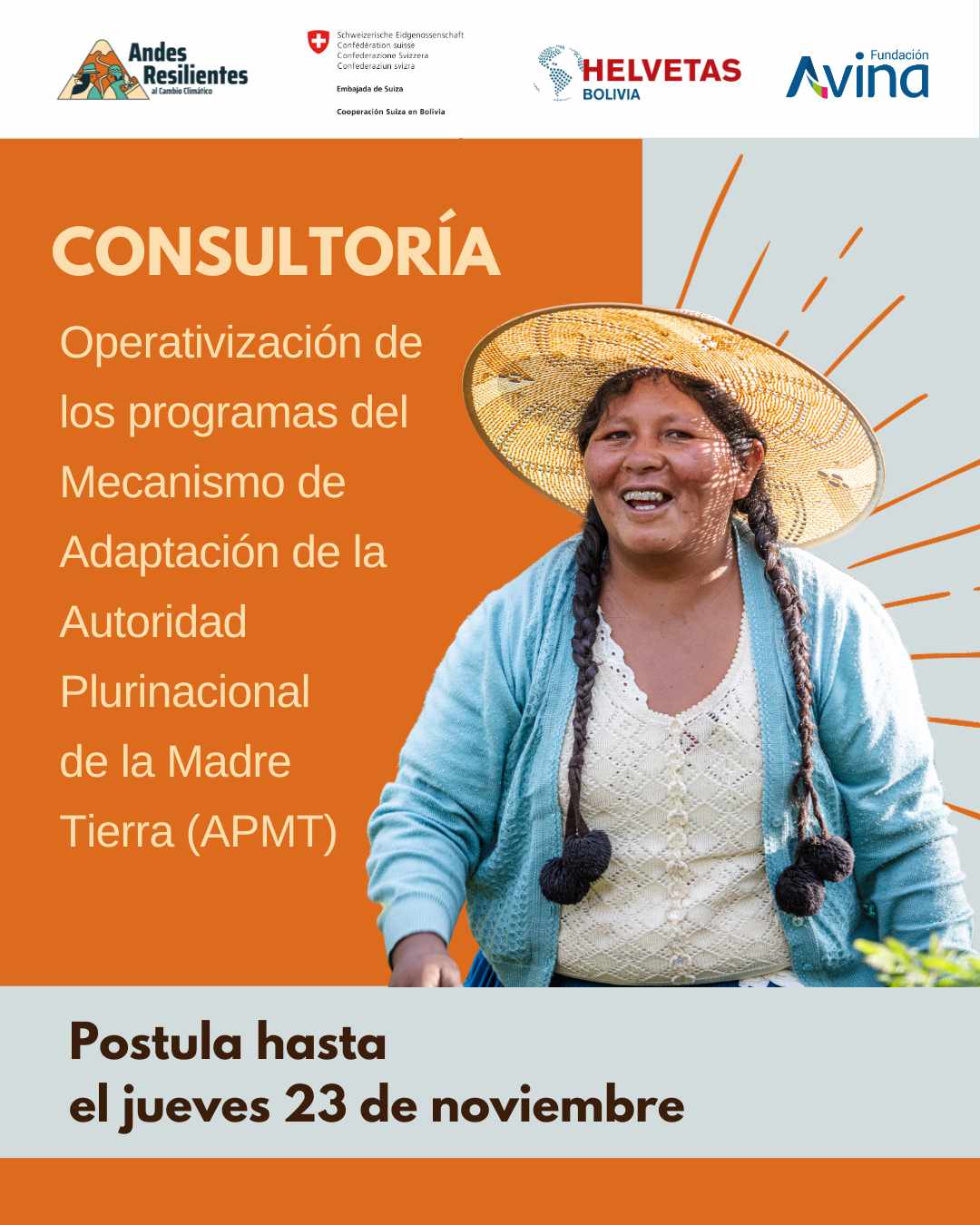 TdR 112-2023 APMT Bolivia Andes Resilientes