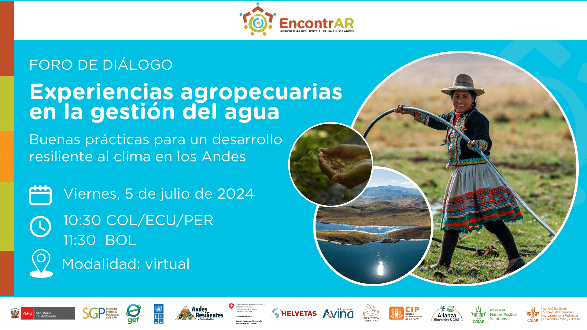 EncontrAR, Andes, Gestión del Agua, Agricultura familiar